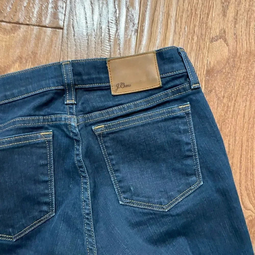J.crew matchstick 8” rise skinny jeans size 26